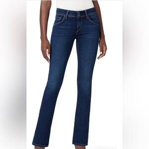 Hudson Mid-Rise Flare Jean Mini Bootcut Size 26 Blue Denim Pants Flap Pockets